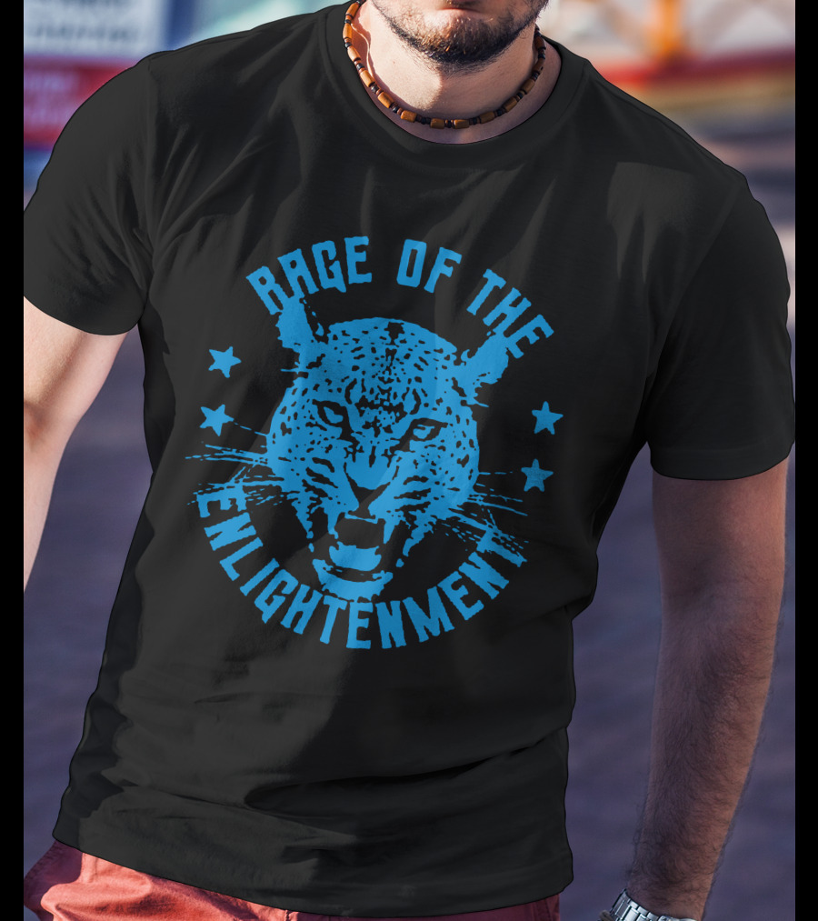Rage Of The Enlightenment Leopard Head With Stars T-Shirt