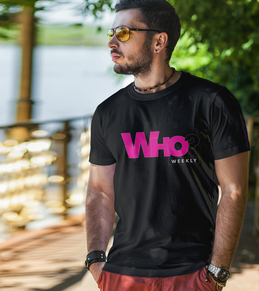 Who? Weekly Logo Merchandise T-Shirt