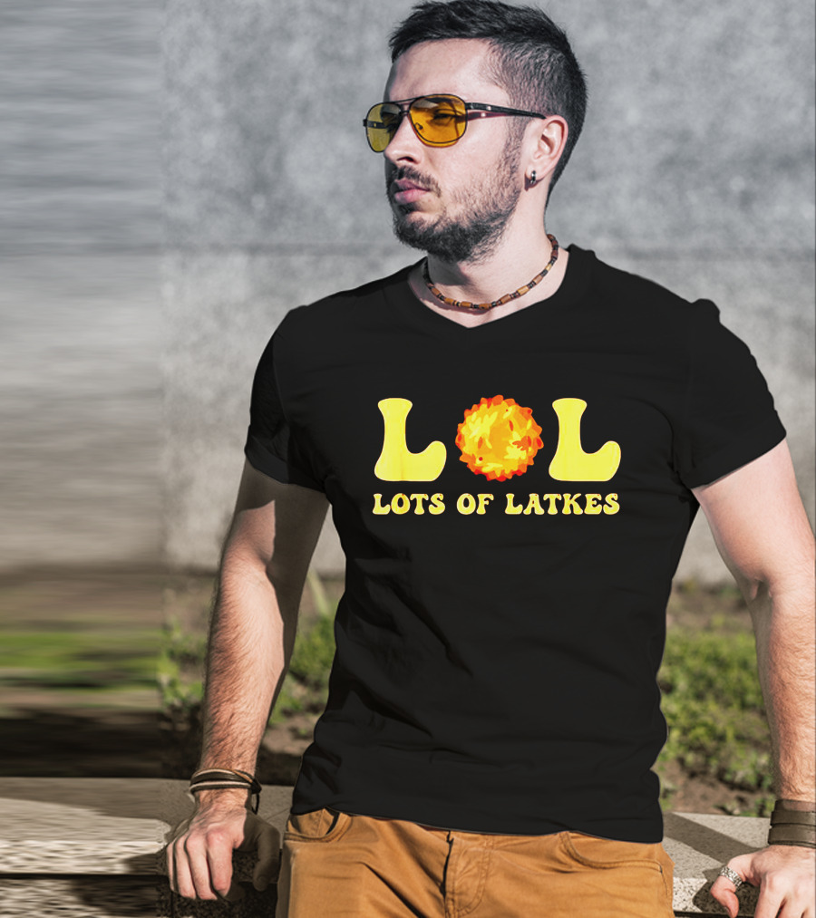 Happy Hanukkah LOL Lots Of Latkes T-Shirt