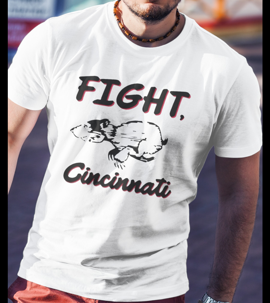 FIGHT CINCINNATI Football Bearcat T-Shirt
