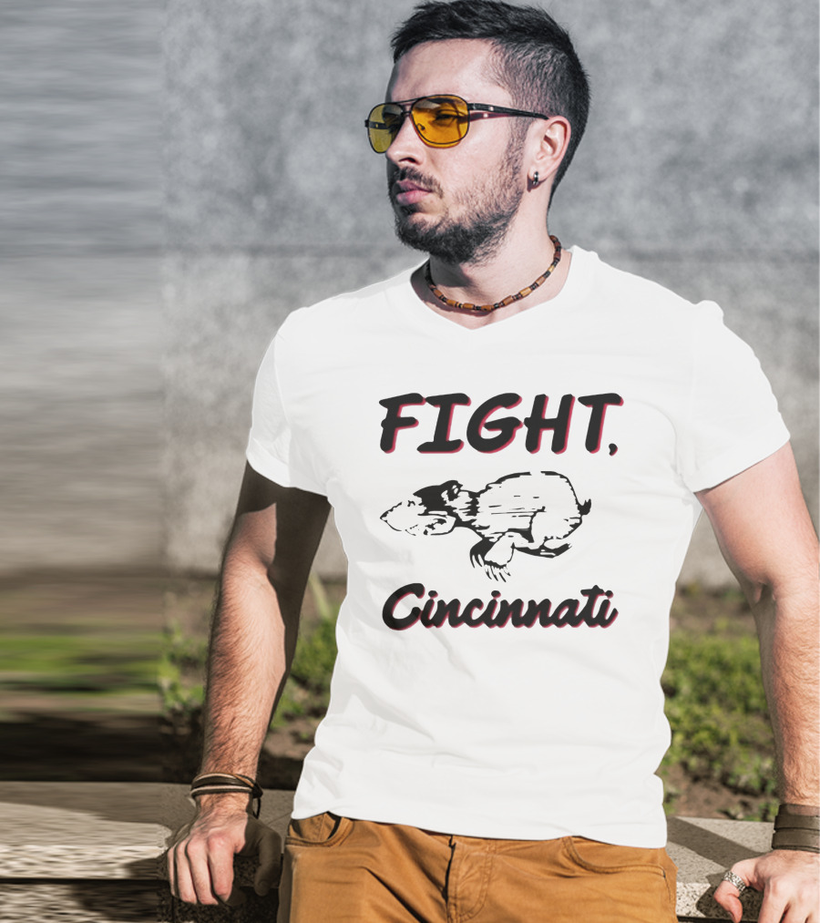 FIGHT CINCINNATI Football Bearcat T-Shirt