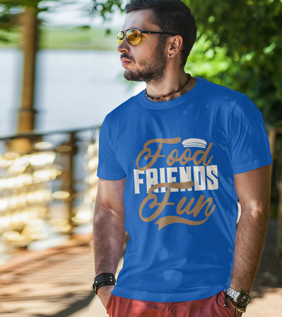 Food Friends Fun Sailor Hat T-Shirt