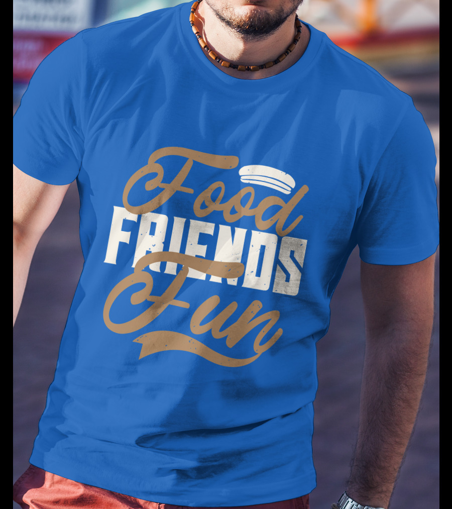Food Friends Fun Sailor Hat T-Shirt