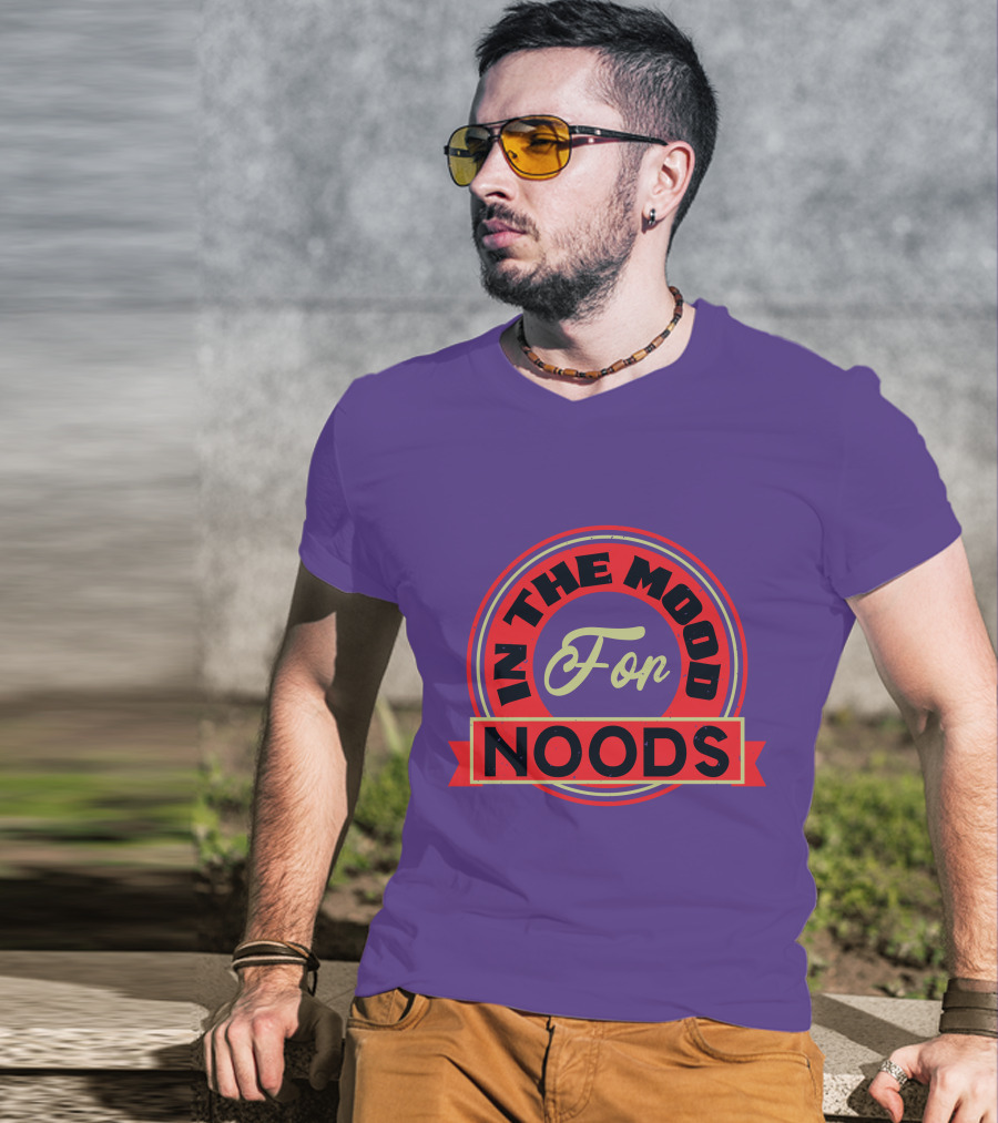 In The Mood For Noods Circle Emblem T-Shirt