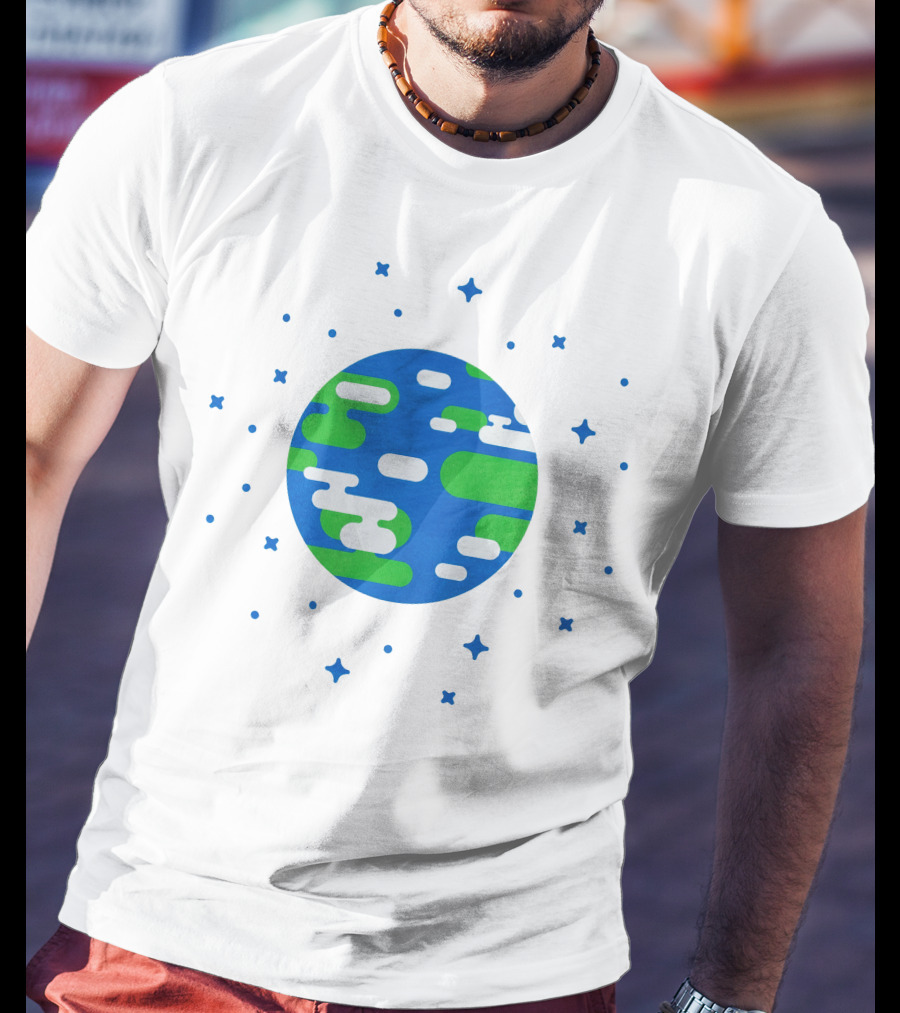 Kurzgesagt Earth Space T-Shirt