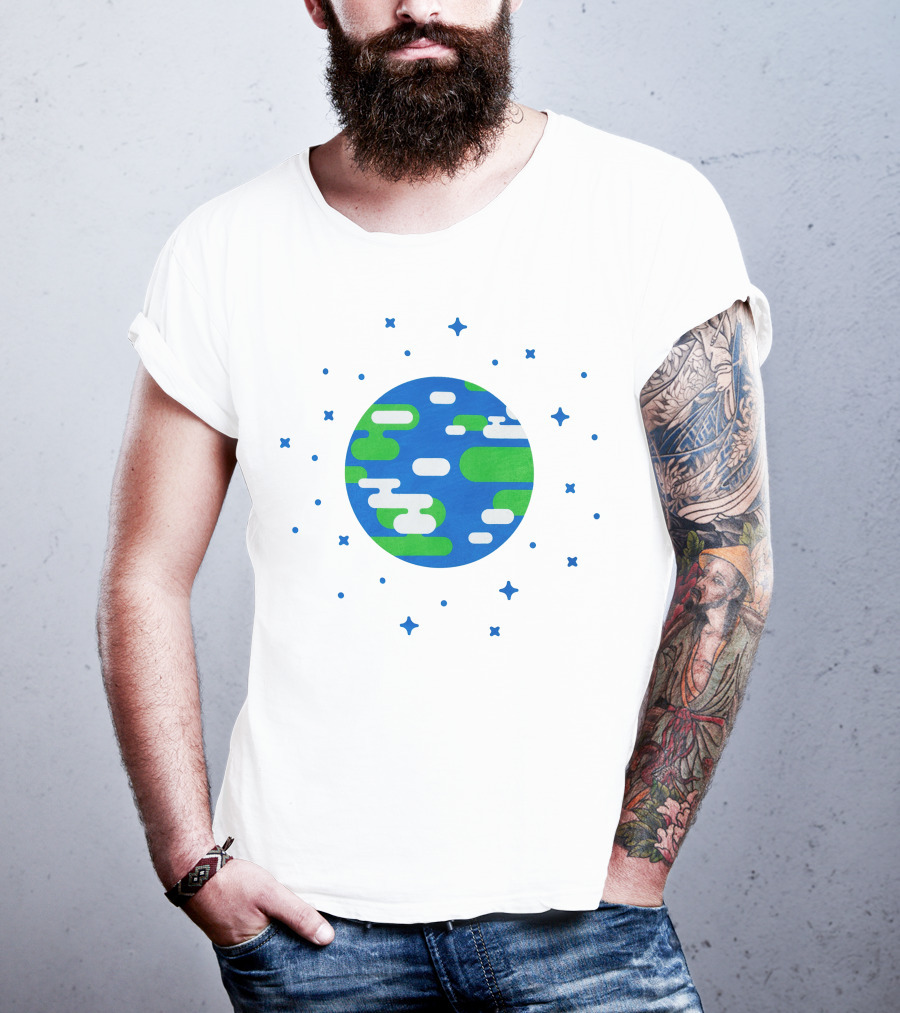 Kurzgesagt Earth Space T-Shirt