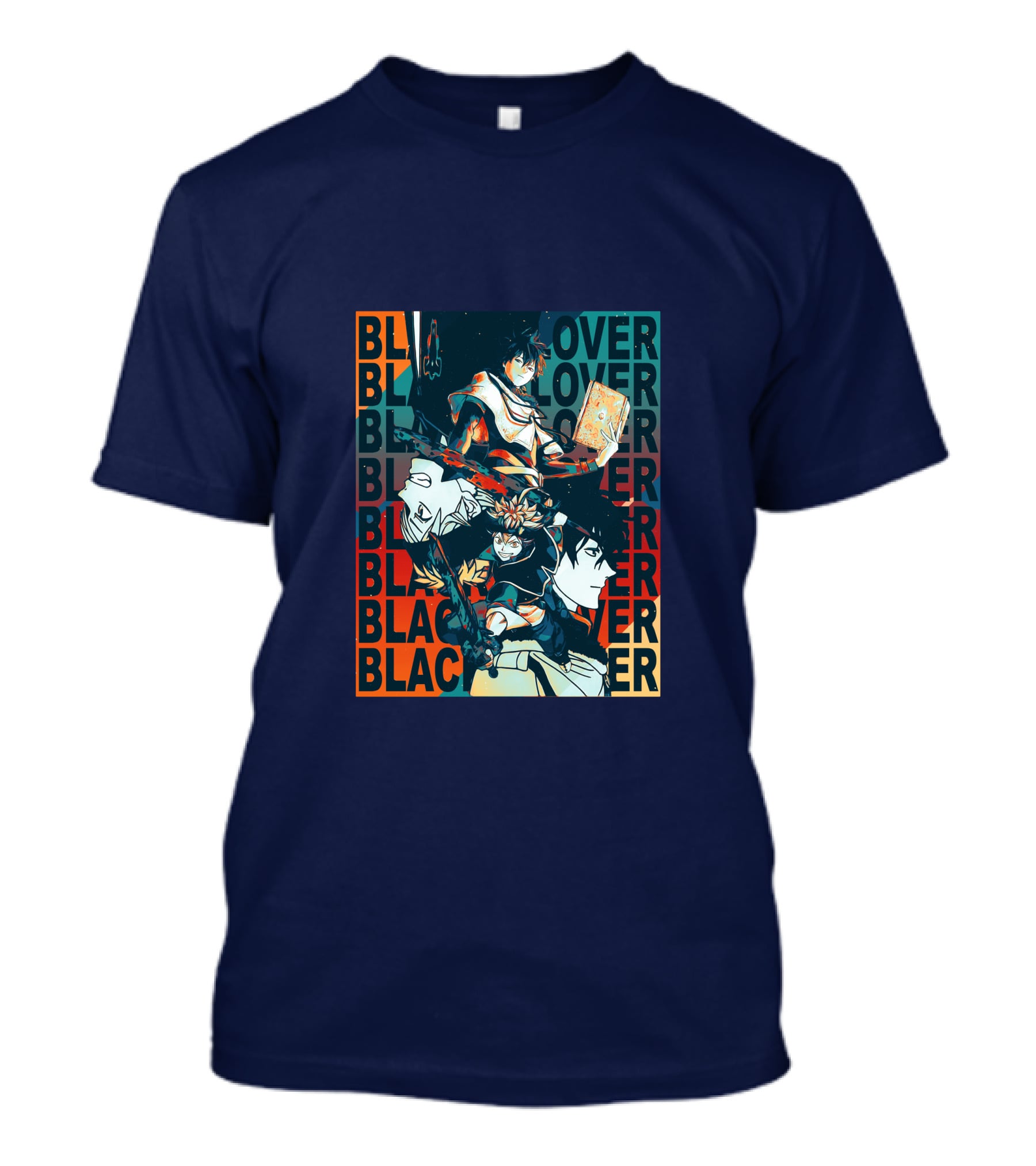 Black Clover Pop Manga Characters Dynamic Collage T-Shirt
