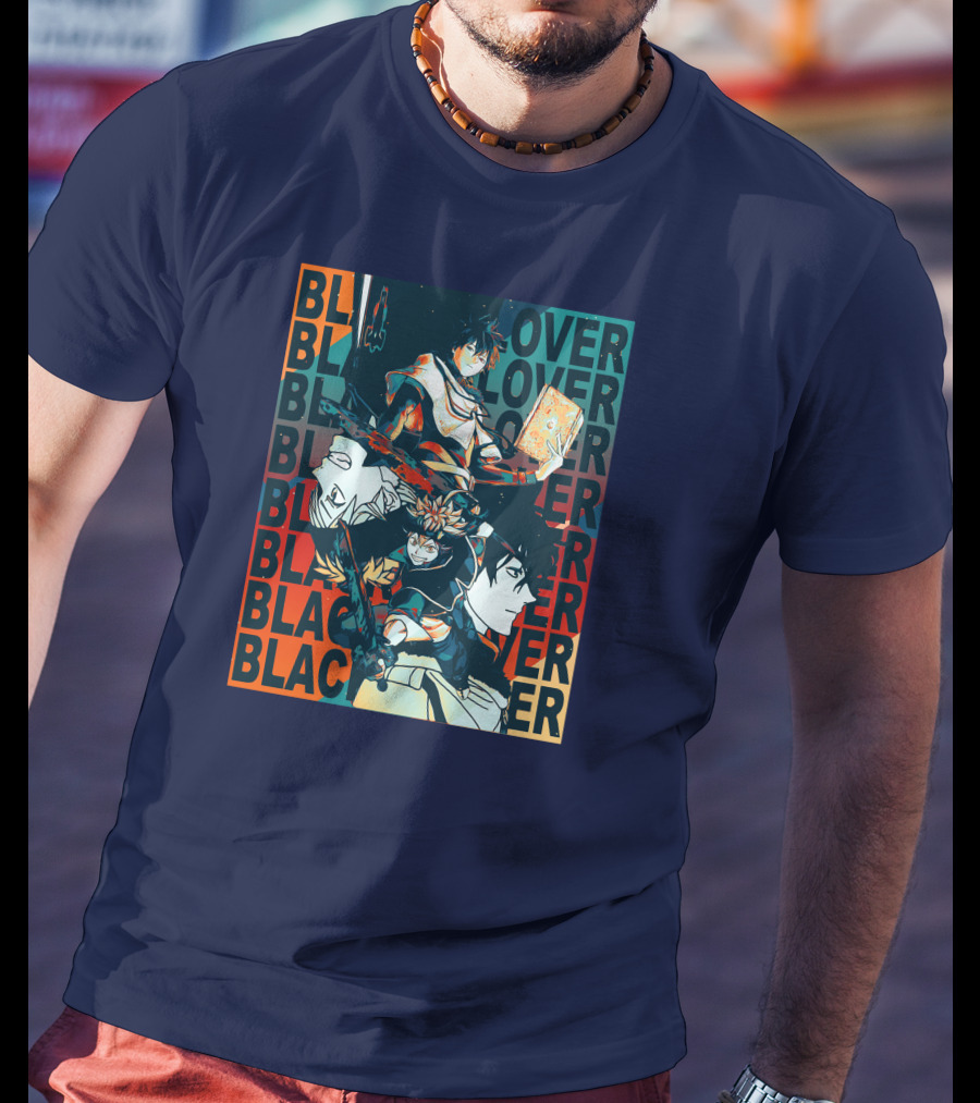 Black Clover Pop Manga Characters Dynamic Collage T-Shirt