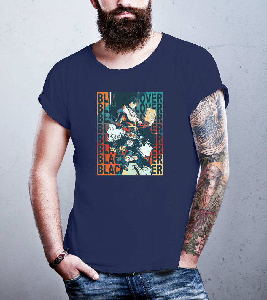 Black Clover Pop Manga Characters Dynamic Collage T-Shirt