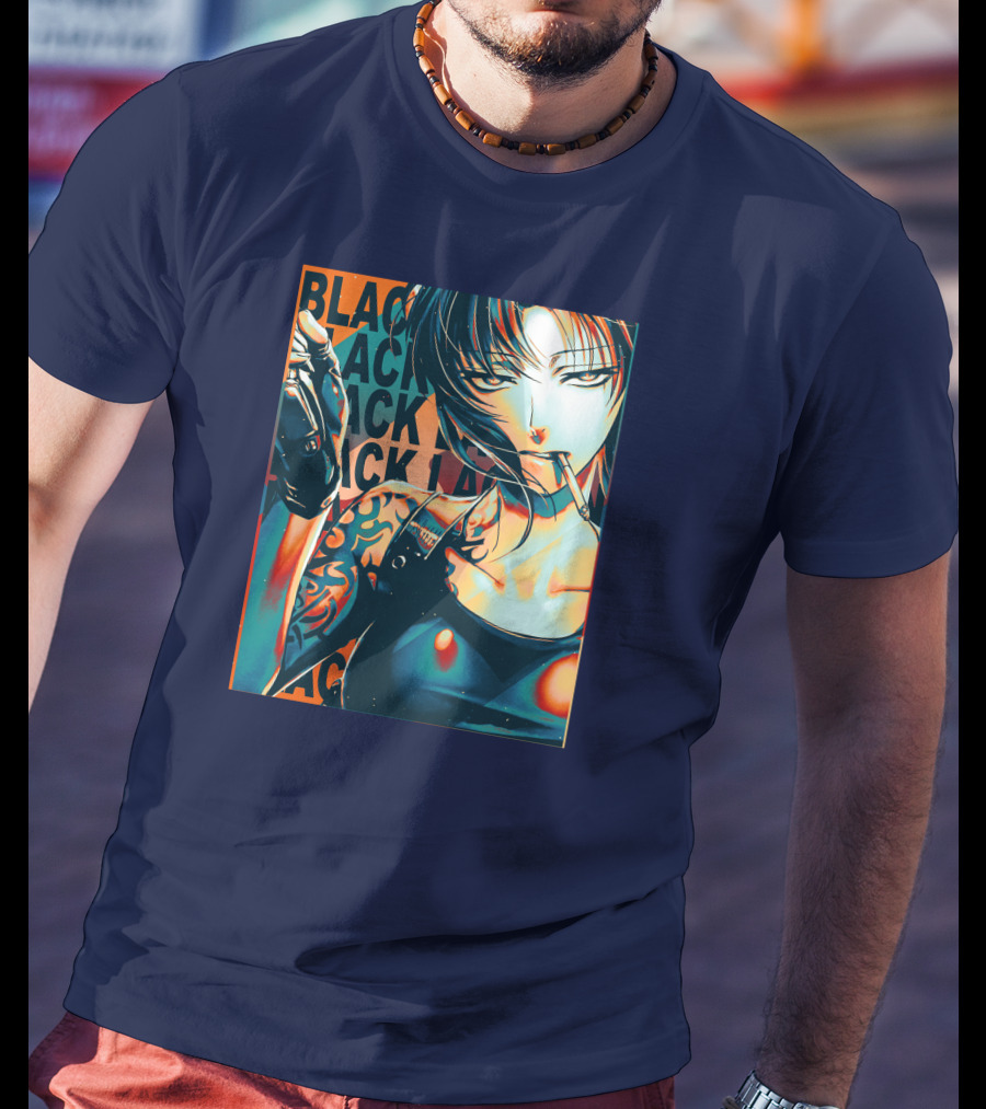 Black Lagoon Pop Anime Style Revy T-Shirt