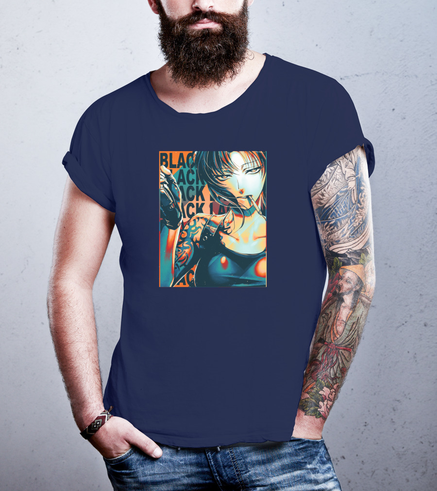 Black Lagoon Pop Anime Style Revy T-Shirt