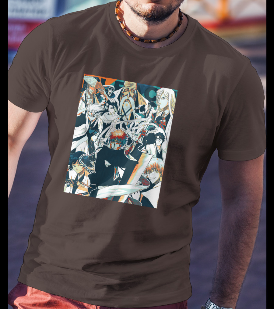 BLEACH Character Collage Manga Art POP T-Shirt