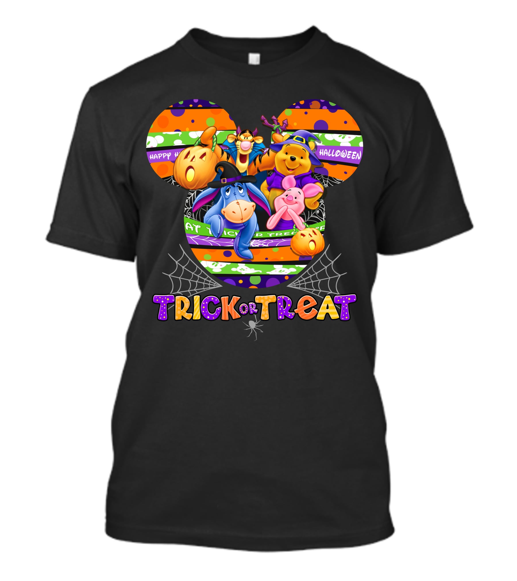 Happy Halloween Trick Or Treat Winnie The Pooh And Friends Disney T-Shirt