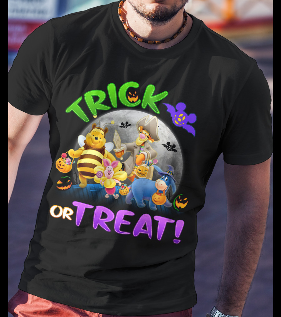 Trick Or Treat Winnie The Pooh Halloween Costumes T-Shirt