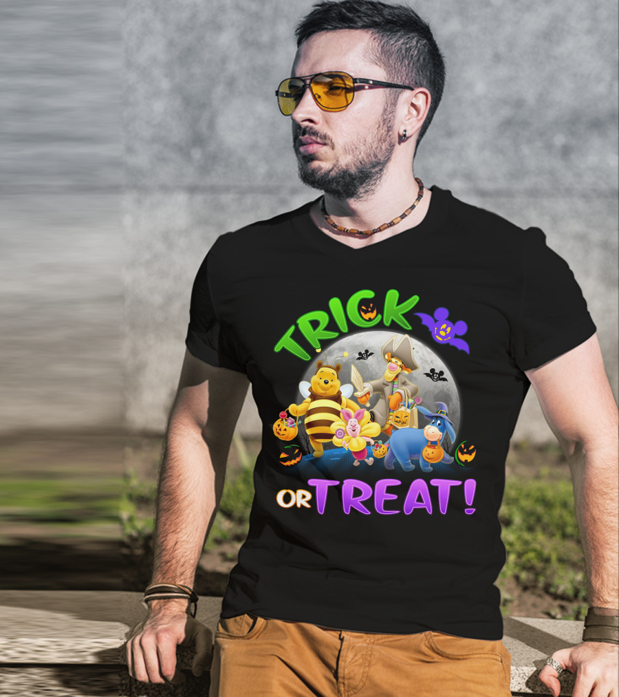 Trick Or Treat Winnie The Pooh Halloween Costumes T-Shirt
