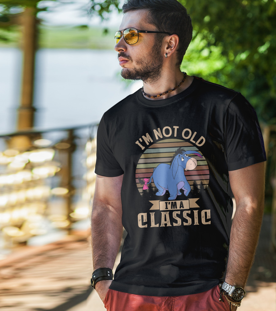 I'm Not Old I'm A Classic Eeyore Vintage Style T-Shirt