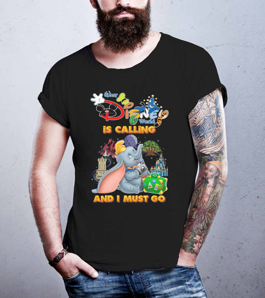 Walt Disney World Is Calling And I Must Go Dumbo Adventures T-Shirt