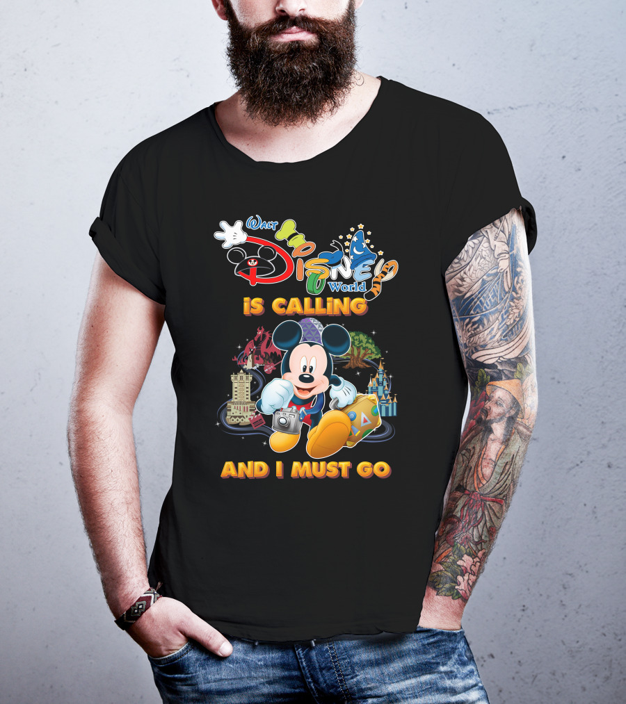 Walt Disney World Is Calling And I Must Go Mickey Mouse Adventure T-Shirt