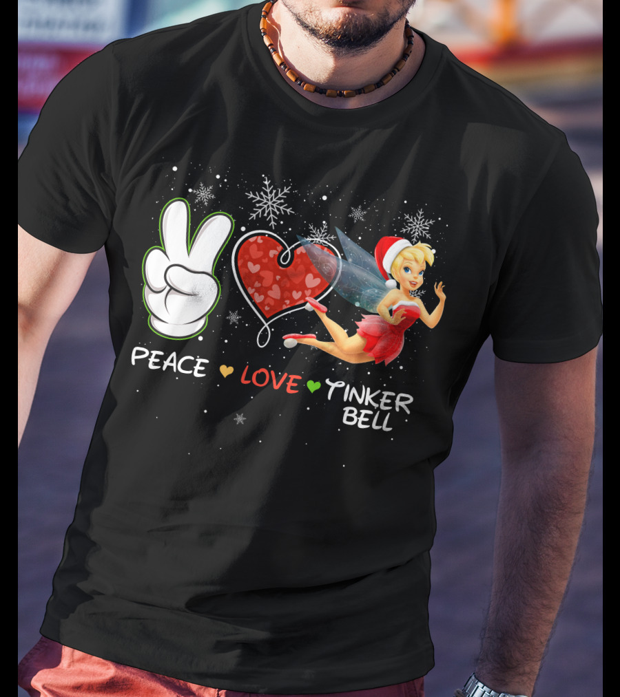 Peace Love Tinker Bell T-Shirt