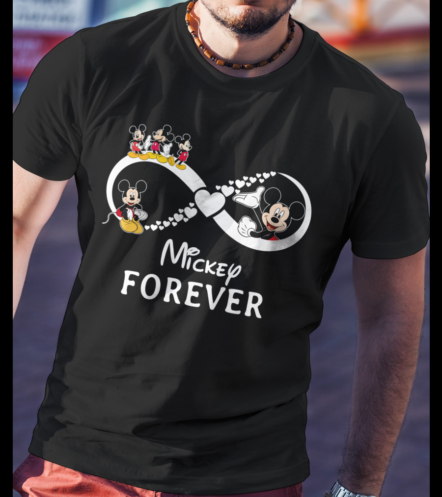 Mickey Forever Infinity Heart Animation T-Shirt