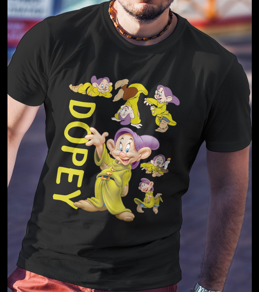 Dopey Seven Dwarfs Character Variations Disney T-Shirt