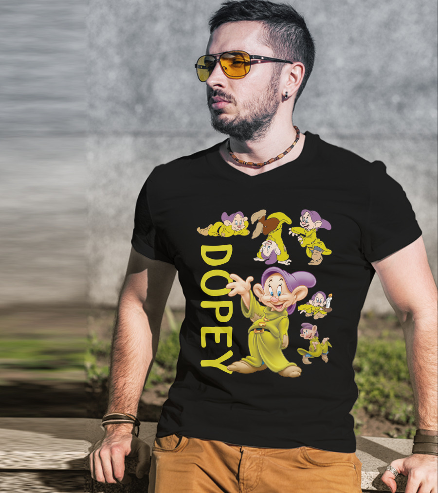 Dopey Seven Dwarfs Character Variations Disney T-Shirt