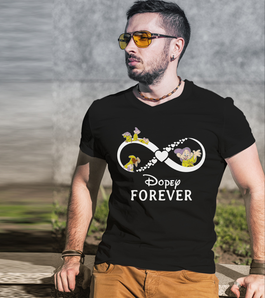 Dopey Forever Infinity Heart Symbol T-Shirt