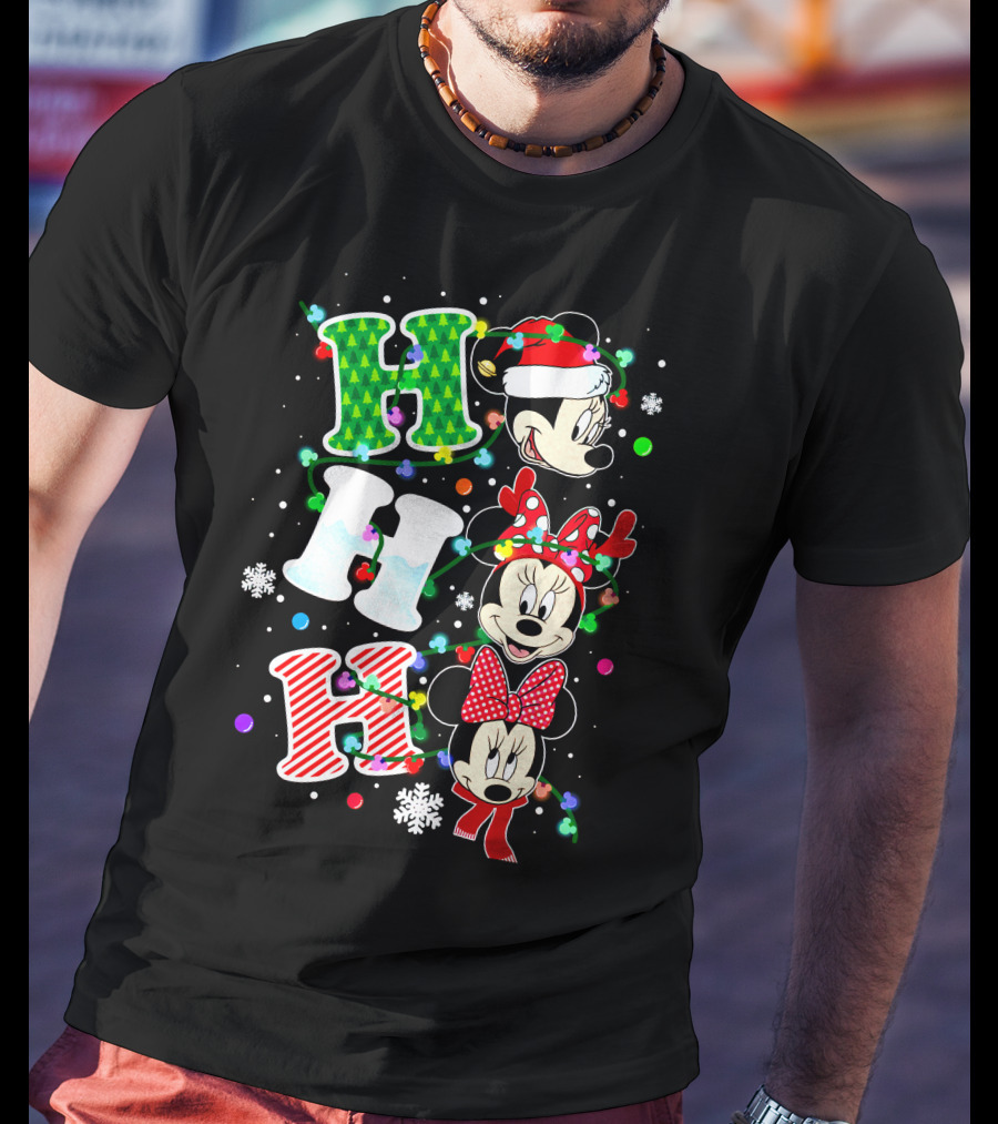 Ho Ho Ho Minnie Christmas T-Shirt