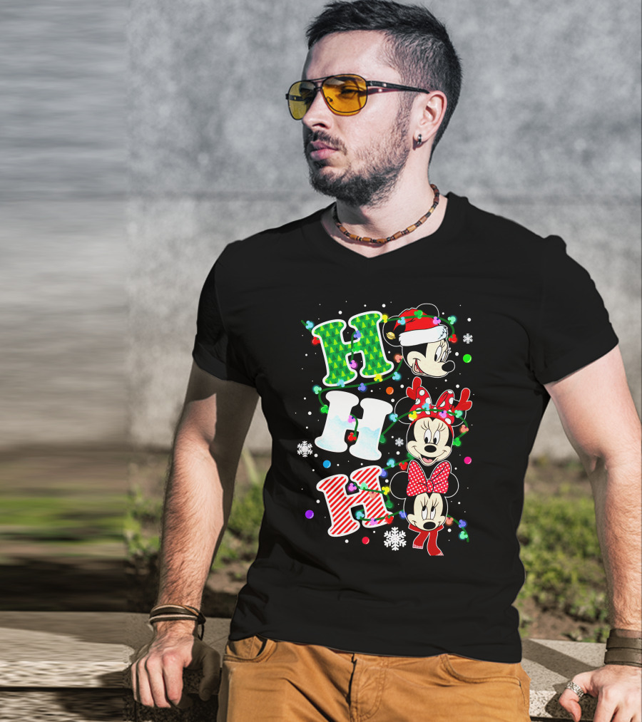 Ho Ho Ho Minnie Christmas T-Shirt