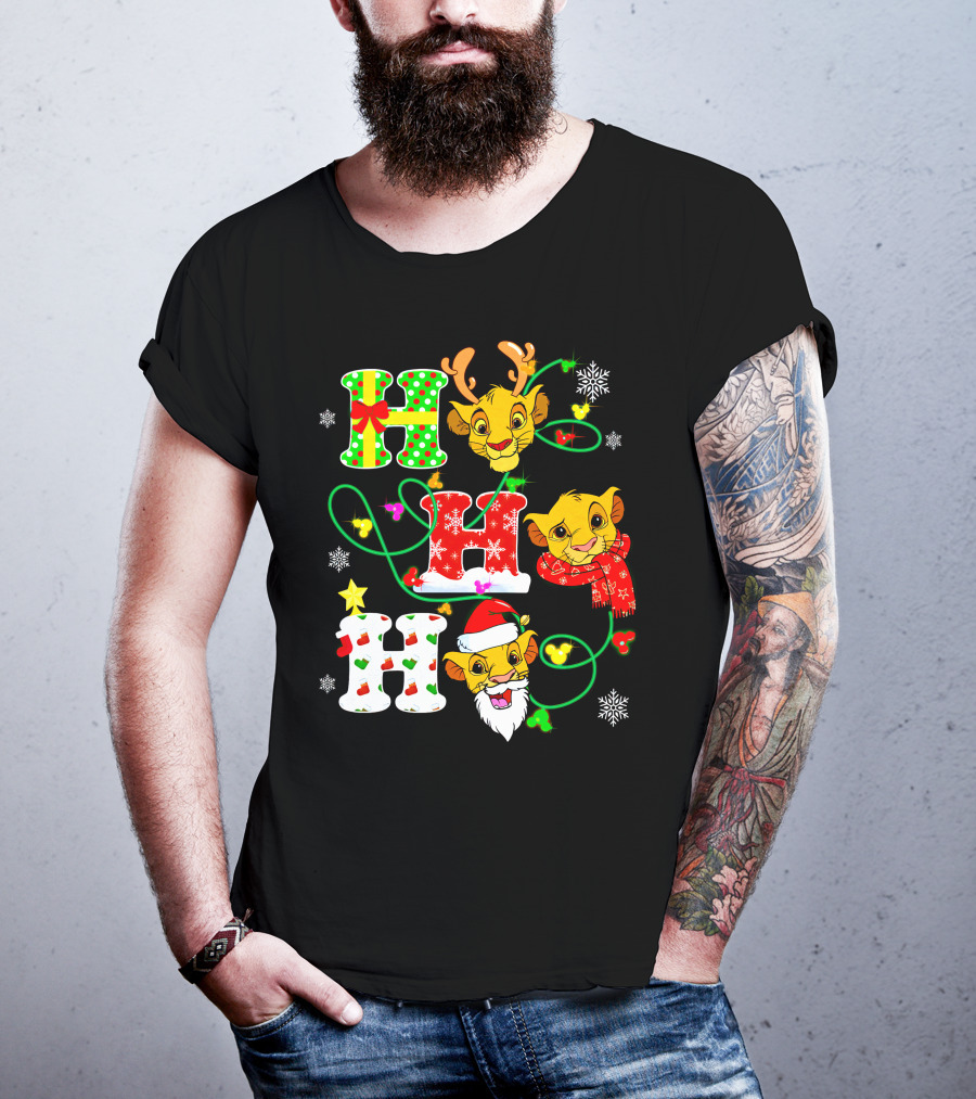 Ho Ho Ho Simba Christmas Holiday Magic T-Shirt