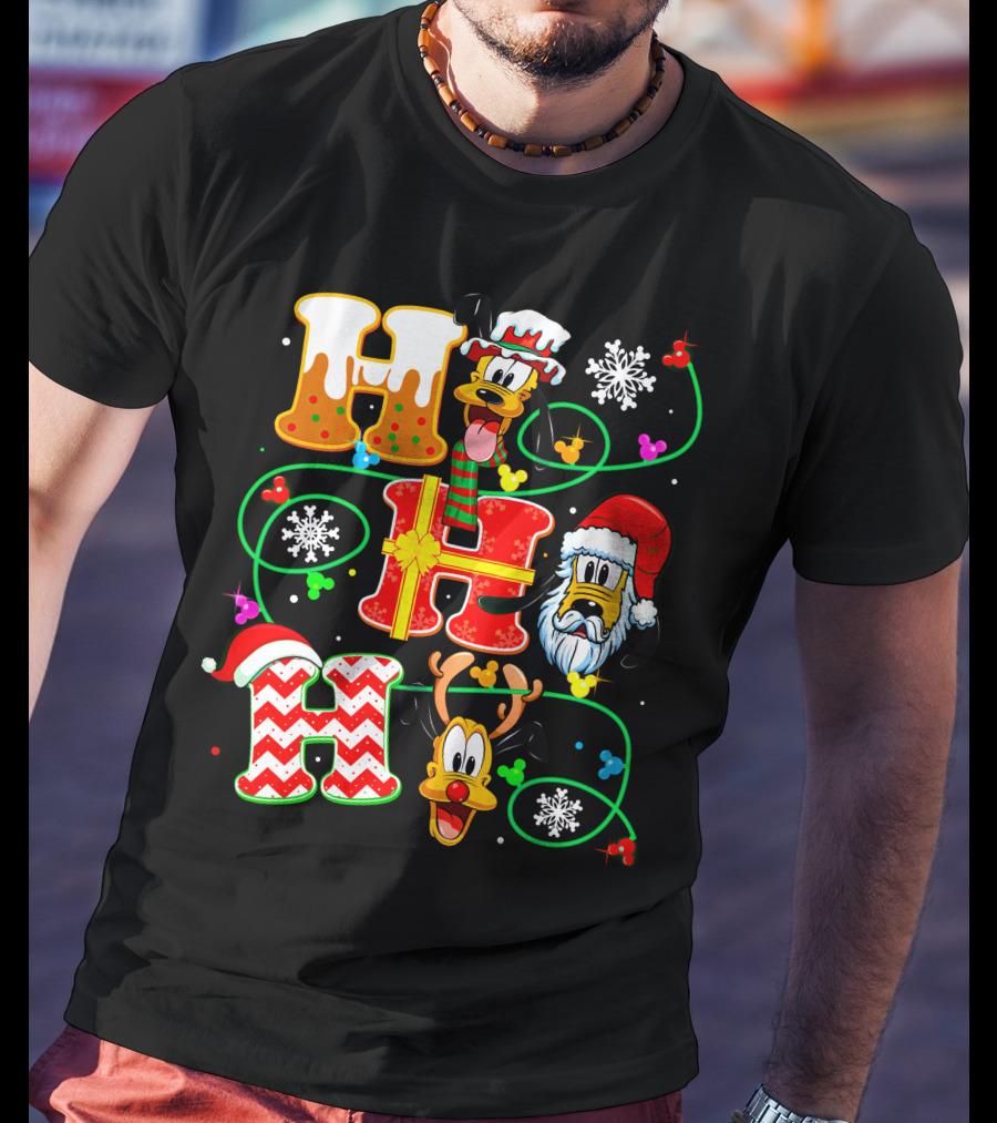Ho Ho Ho Pluto Christmas Magic T-Shirt