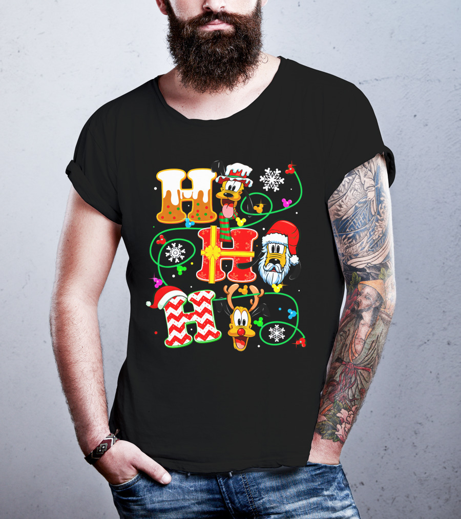 Ho Ho Ho Pluto Christmas Magic T-Shirt