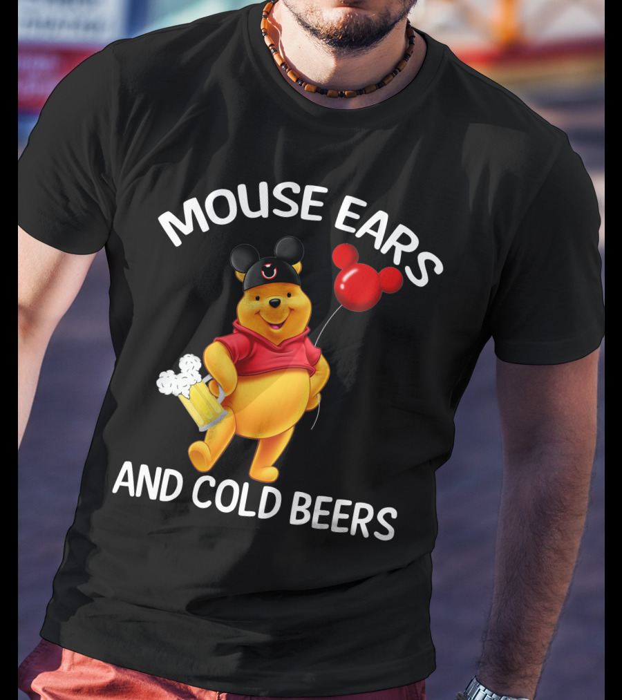 Mouse Ears And Cold Beers Balloon And Mug T-Shirt