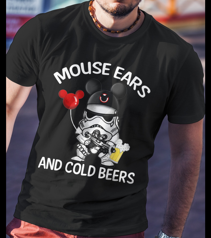 Mouse Ears And Cold Beers Stormtrooper T-Shirt