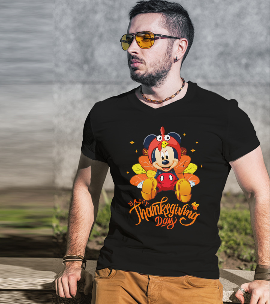 Mickey Happy Thanksgiving Day T-Shirt