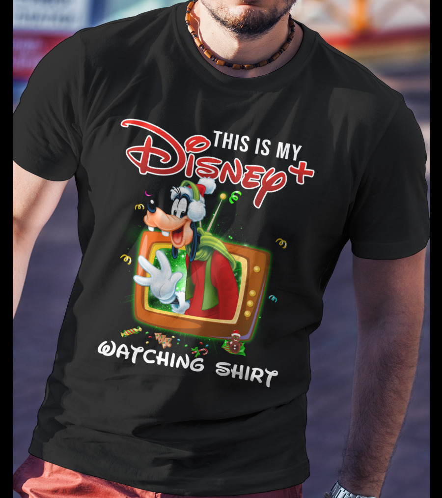 This Is My Disney+ Goofy Watching T-Shirt