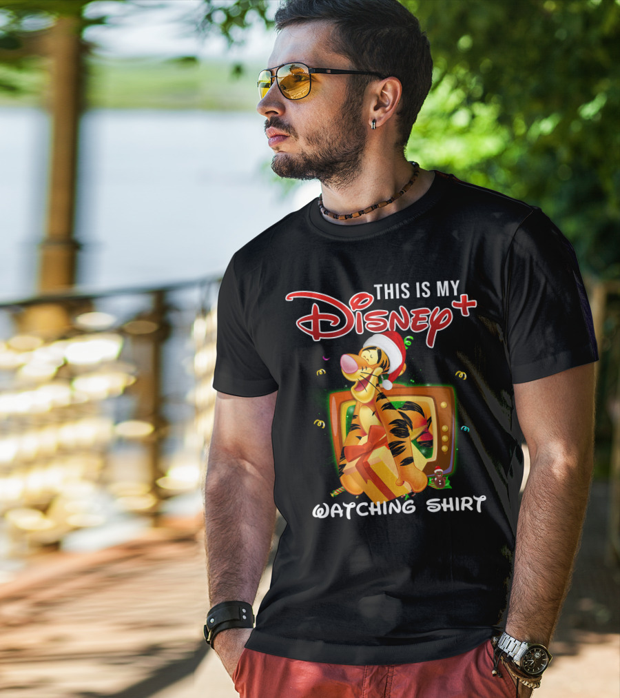 This Is My Disney+ Tigger Watching T-Shirt