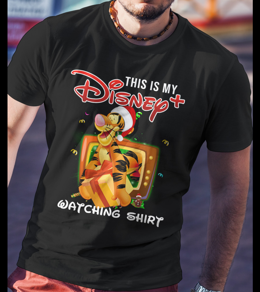 This Is My Disney+ Tigger Watching T-Shirt