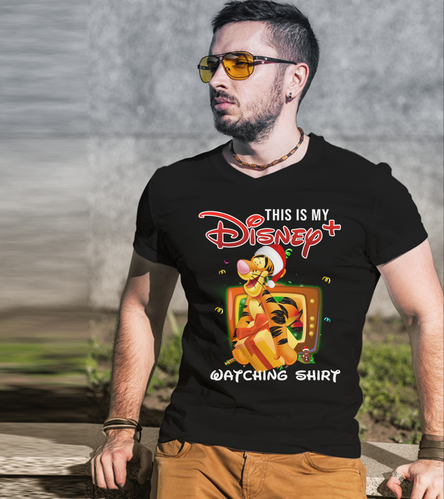 This Is My Disney+ Tigger Watching T-Shirt