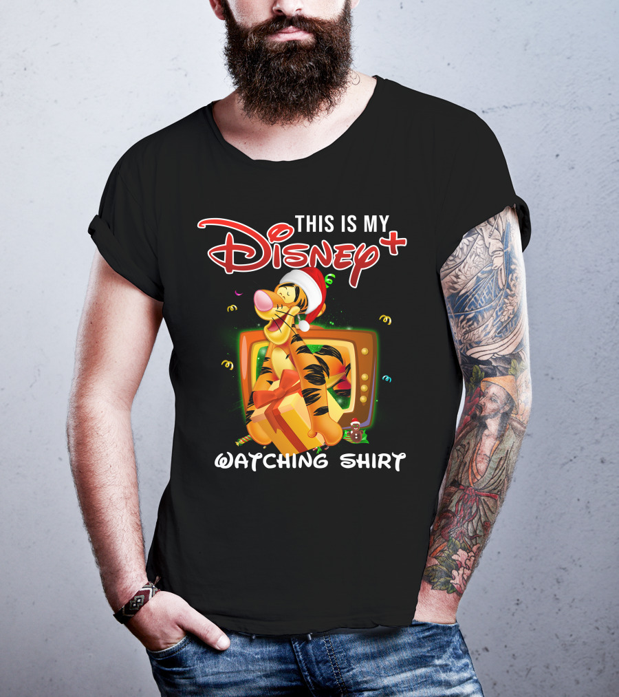 This Is My Disney+ Tigger Watching T-Shirt
