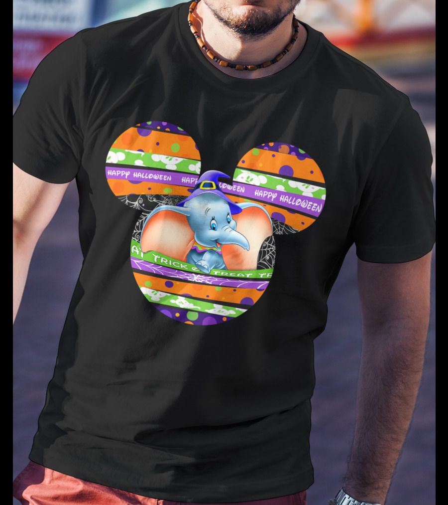 Dumbo Happy Halloween Mickey Trick Or Treat T-Shirt