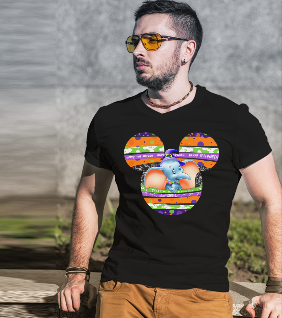 Dumbo Happy Halloween Mickey Trick Or Treat T-Shirt
