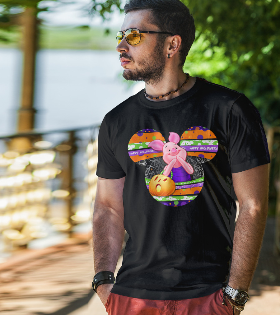 Piglet Happy Halloween Trick Or Treat T-Shirt
