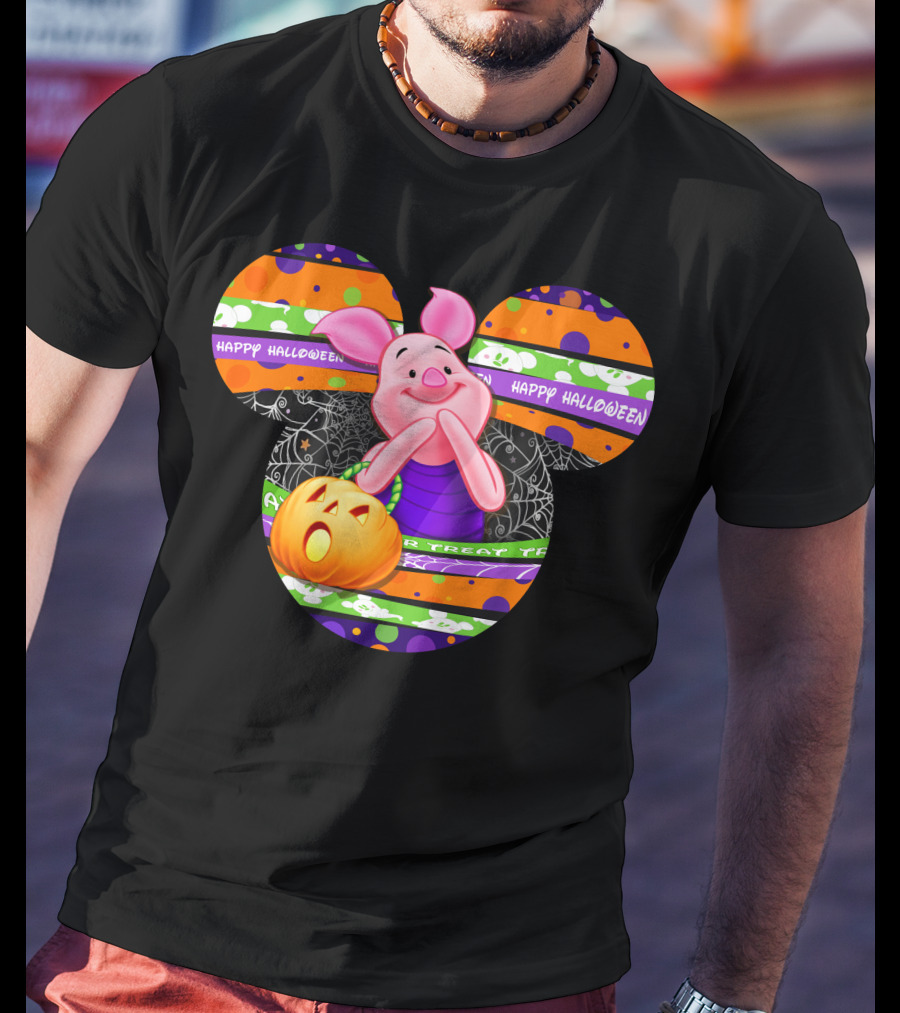 Piglet Happy Halloween Trick Or Treat T-Shirt