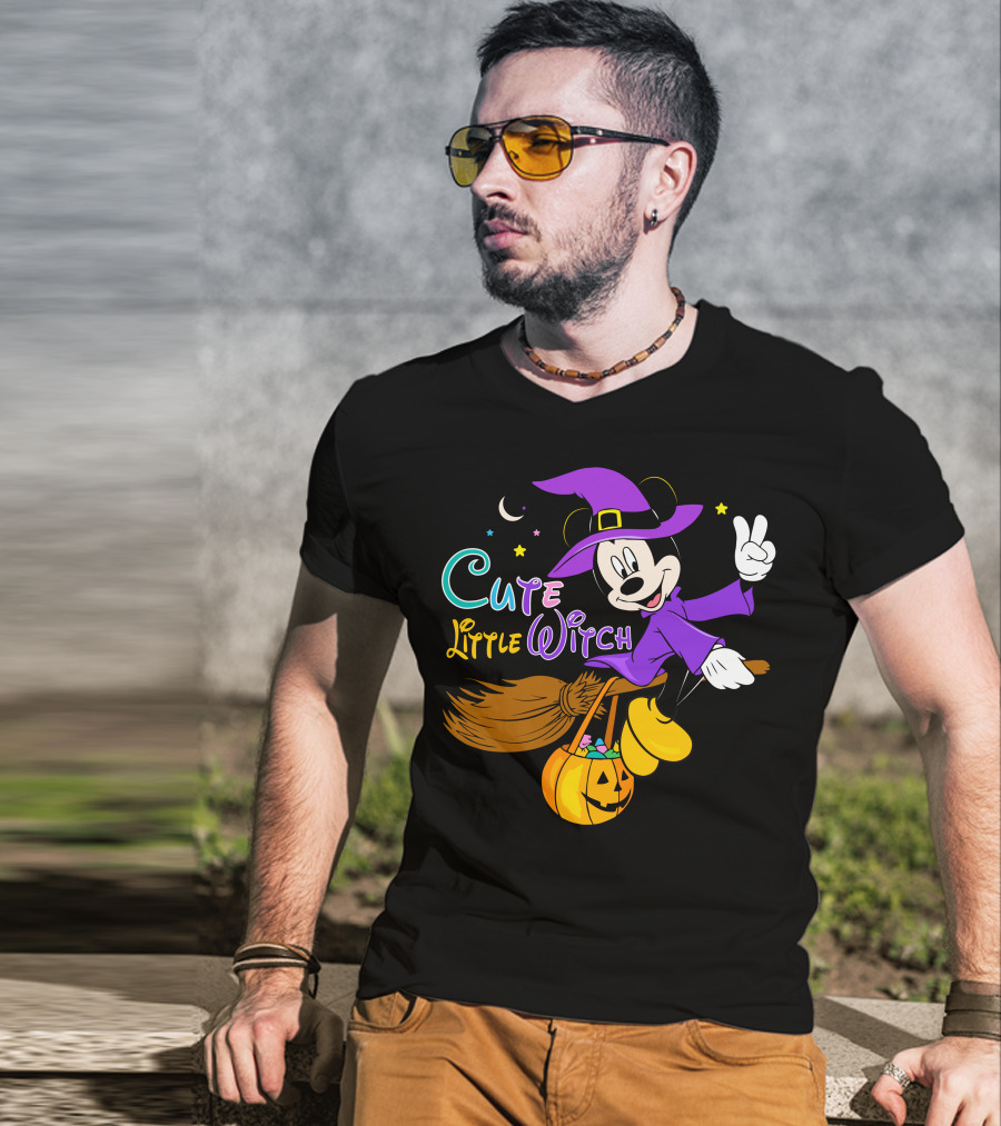 Cute Little Witch Halloween T-Shirt