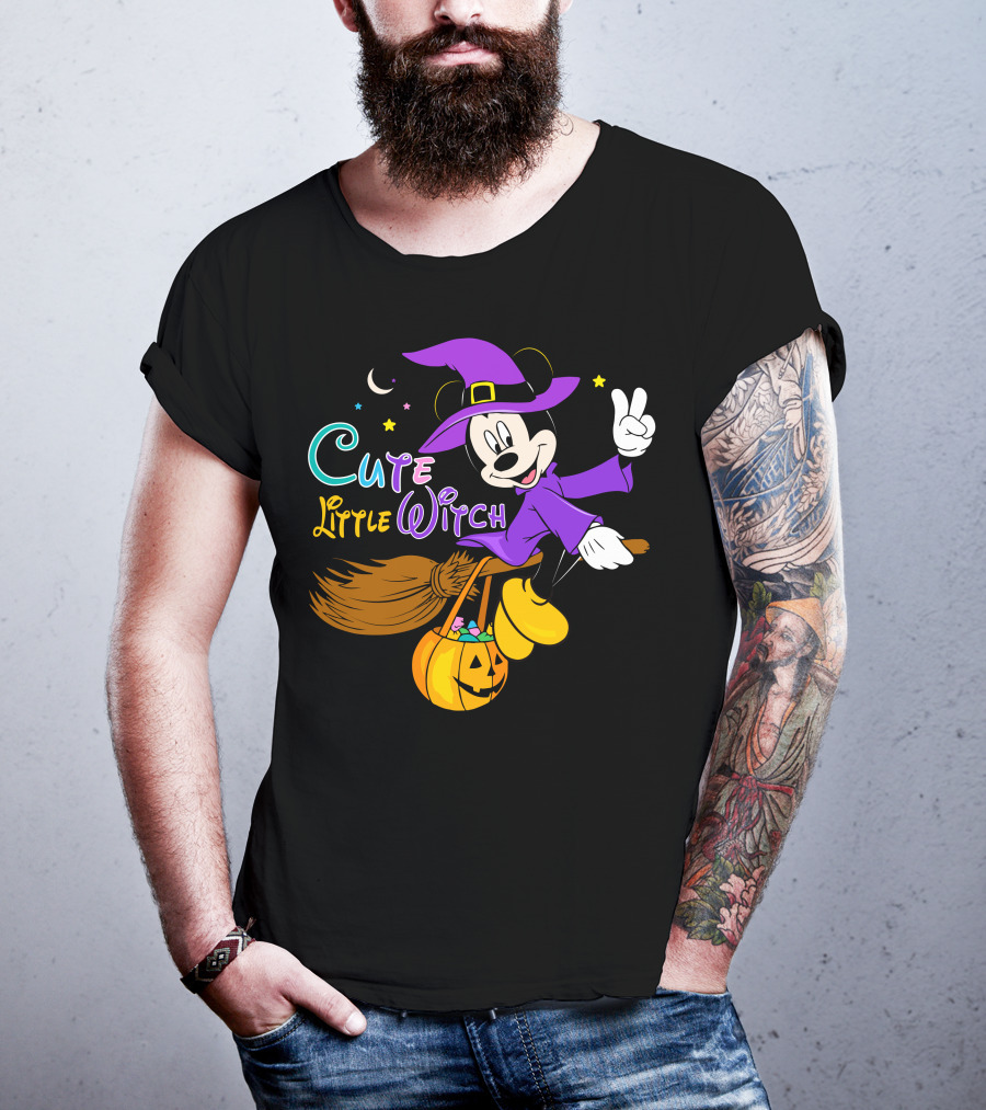 Cute Little Witch Halloween T-Shirt