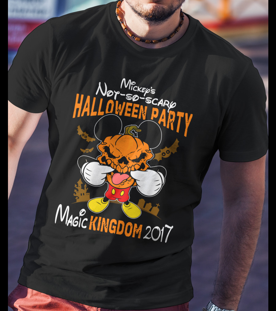 Mickey's Not-So-Scary Halloween Party Magic Kingdom 2017 T-Shirt