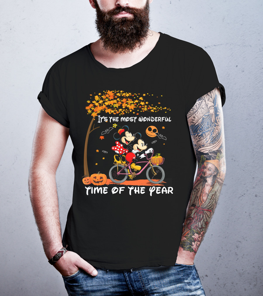 It's The Most Wonderful Time Of The Year Halloween Mickey Minnie T-Shirt