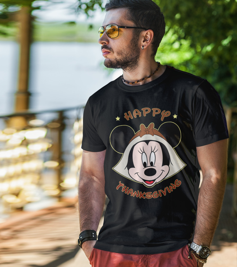 Happy Thanksgiving Minnie Mouse T-Shirt