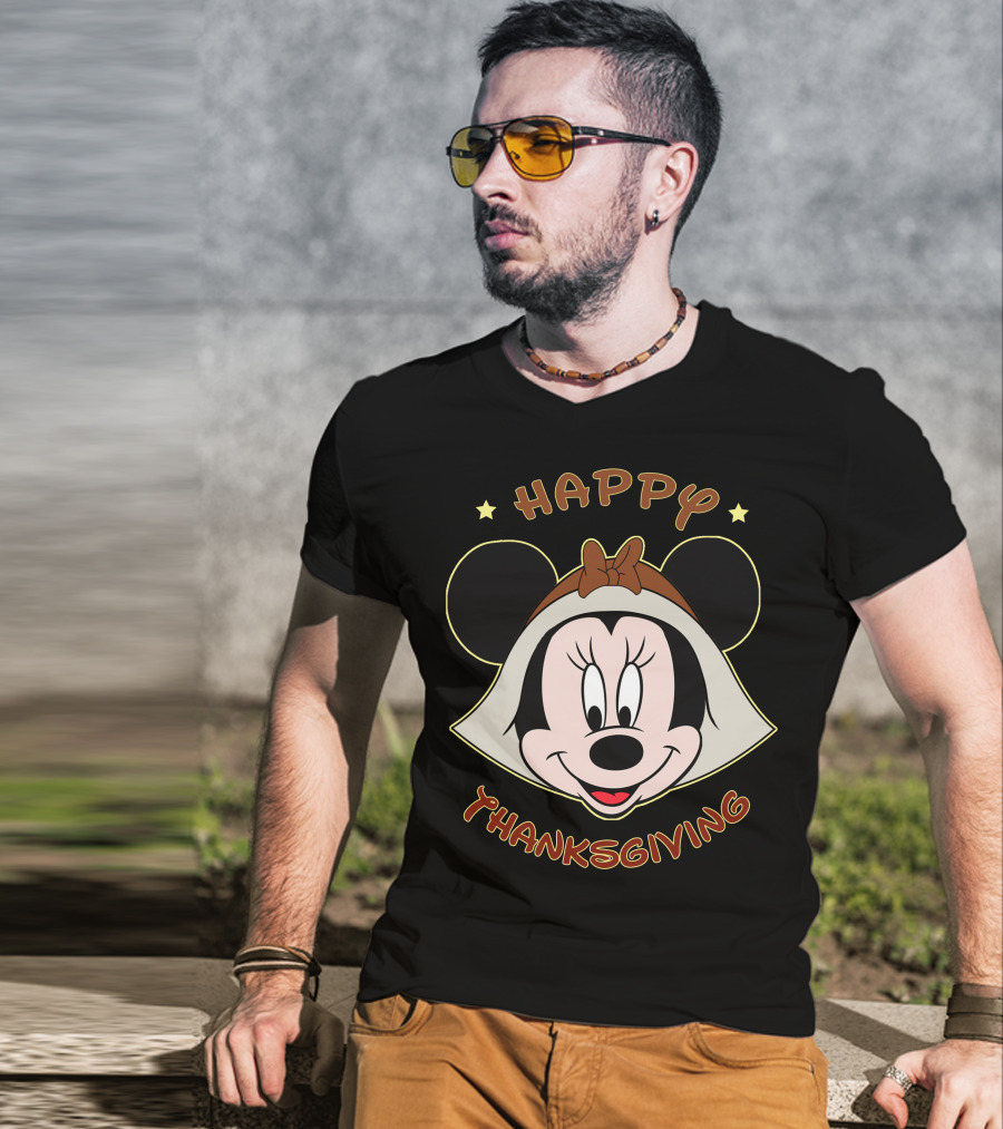 Happy Thanksgiving Minnie Mouse T-Shirt